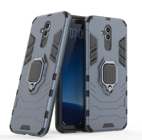 

Ударопрочный чехол Transformer Ring for Magnet для Huawei Mate 20 lite (Серый / Metal slate) 680954