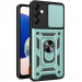 Ударопрочный чехол Camshield Serge Ring для Samsung Galaxy A25 5G (Зеленый)