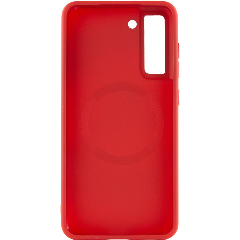 Фото TPU чехол Bonbon Metal Style with Magnetic safe для Samsung Galaxy S21 FE (Красный / Red) в магазине vchehle.ua