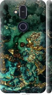 

Чохол Мрамор золото богатство для Nokia 8.1 1405759