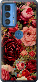 

Чохол Квітучі троянди на Motorola Edge 20 Pro 1694327