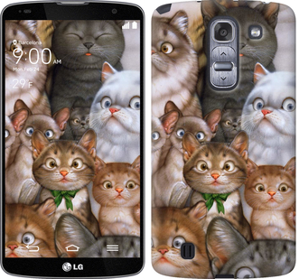 

Чехол коты для LG G Pro 2 D838 476477