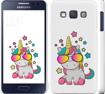 

Чохол Єдиноріг в окулярах на Samsung Galaxy A3 A300H 911587