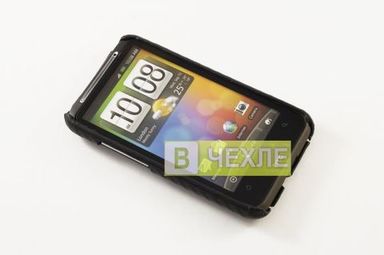 Фото Карбоновая накладка (черная) Epik для HTC Desire HD A9191 на vchehle.ua