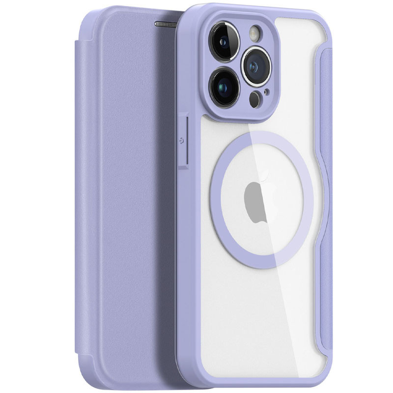 Чехол-книжка Dux Ducis Skin X Pro with Magnetic safe для Apple iPhone 13 Pro Max (6.7") (Purple)