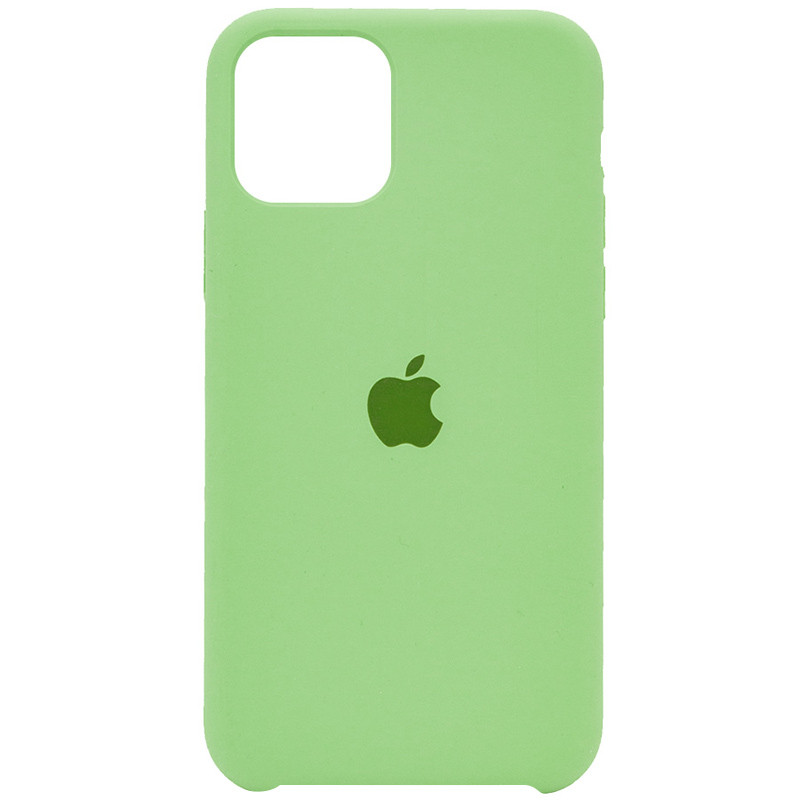 Чохол Silicone Case (AA) на Apple iPhone 11 Pro Max (6.5") (М'ятний / Mint)