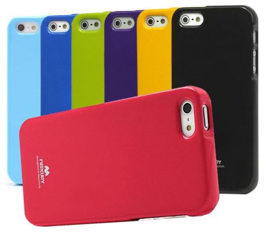TPU чохол Mercury Jelly Color series на Apple iPhone 5/5S/SE