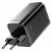 Купить СЗУ Acefast A111 GaN With Retractable Cable Type-C PD67W (1USB-A/1C) (Black) на vchehle.ua