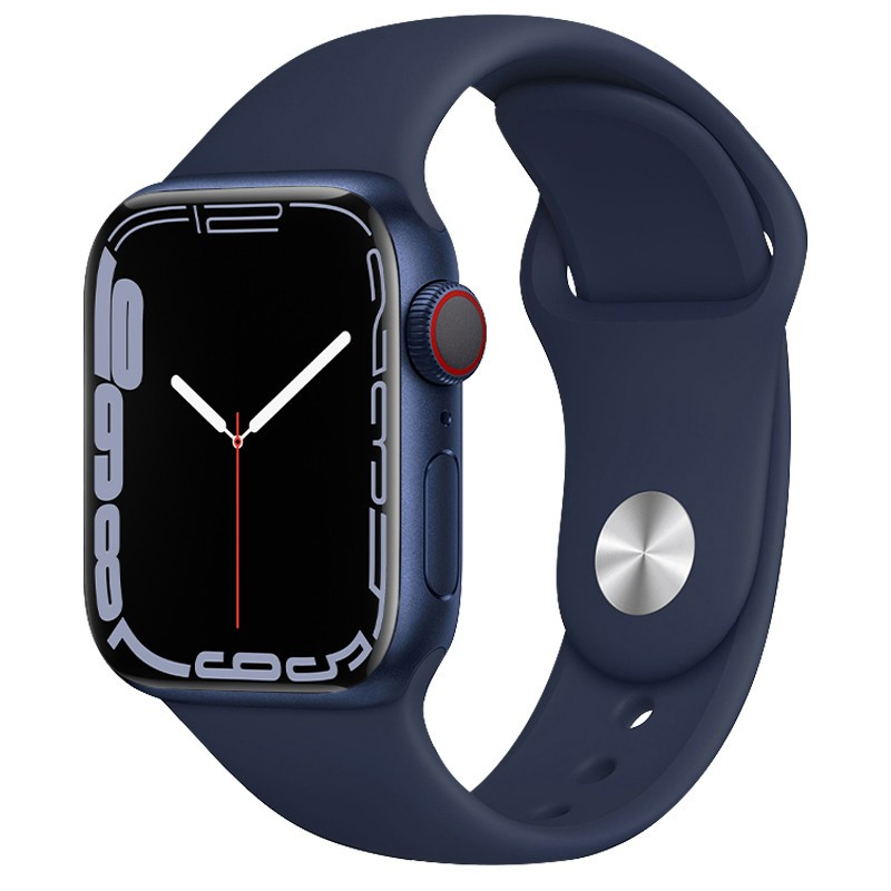 Ремінець Hoco WA01 Flexible series Apple watch (42/44/45/49mm) (Deep Blue)