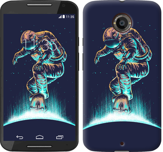 

Чехол Космонавт на скейтборде для Motorola Moto X2 591541