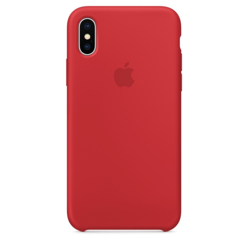 Чехол Silicone Case (AA) для Apple iPhone XS Max (6.5") (Красный / Red)