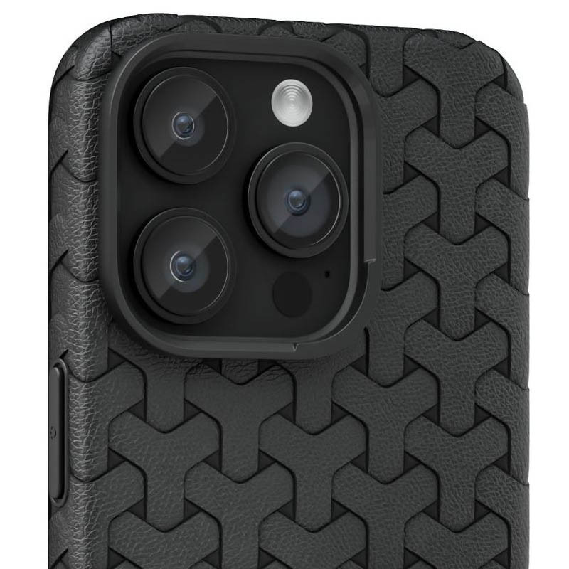 Фото Чохол TPU Weaving на Apple iPhone 14 Pro Max (6.7") (Black) на vchehle.ua