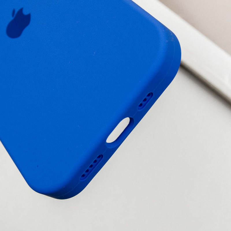 Купити Чохол Silicone Case Full Protective (AA) на Apple iPhone 15 Pro (6.1") (Синій / Capri Blue) на vchehle.ua