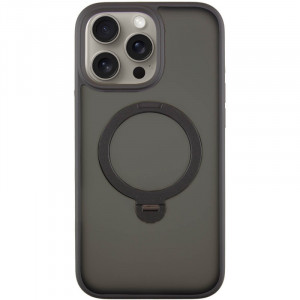 TPU+PC чехол Metal Buttons with Magnetic Safe Colorful HQ Ring для Apple iPhone 15 Pro (6.1")