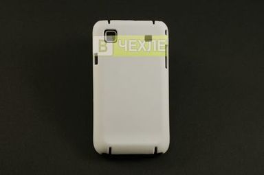 Пластиковая накладка прорезиненная (белая) Epik для Galaxy S