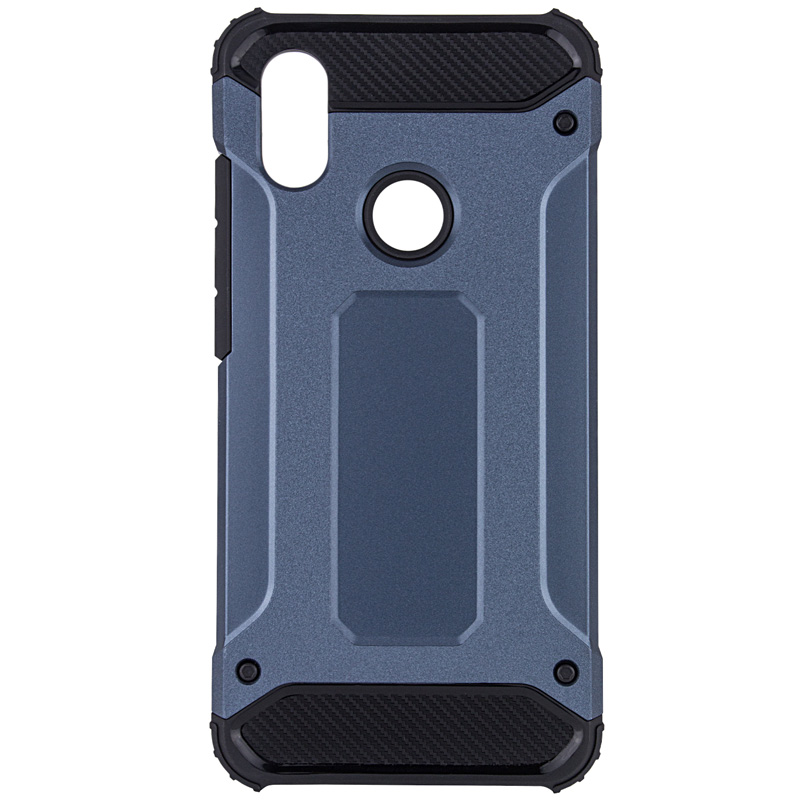 

Броньований протиударний TPU+PC чохол SPIGEN (HC) на Xiaomi Redmi Note 6 Pro (Синій) 665741