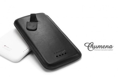 Фото # Кожаный чехол (футляр) SGP Crumena Leather Pouch Series для HTC One X/Evo 4G (Черный / Black) на vchehle.ua