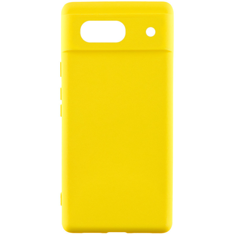 Чехол Silicone Cover Lakshmi (A) для Google Pixel 7a (Желтый / Flash)