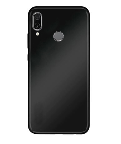 

TPU+Glass чехол Gradient series для Huawei P20 Lite (Черный) 679917