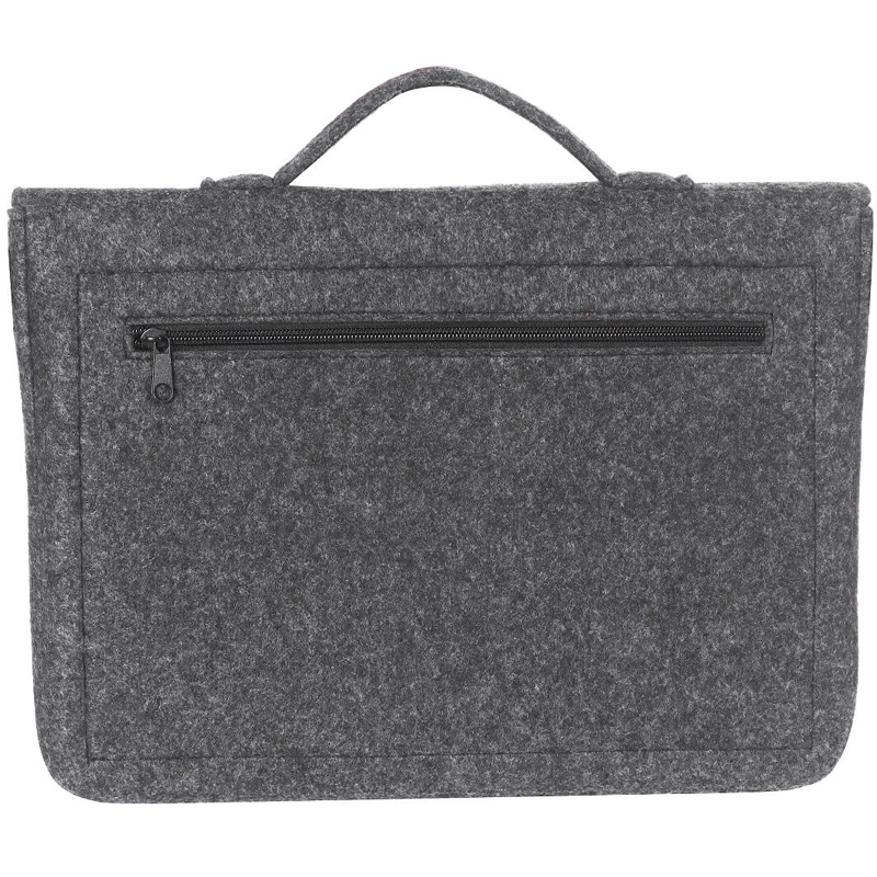 Войлочный портфель Gmakin (GS08) для Macbook Air/Pro 13/13,3 (Черный) в магазине vchehle.ua