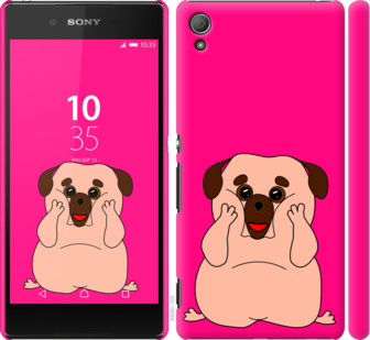 

Чехол Весёлый мопс для Sony Xperia Z3+ Dual 928430