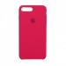 Оригінальний силіконовий чохол на Apple iPhone 7 plus / 8 plus (5.5") (very high copy) (Малиновий / Rose red)