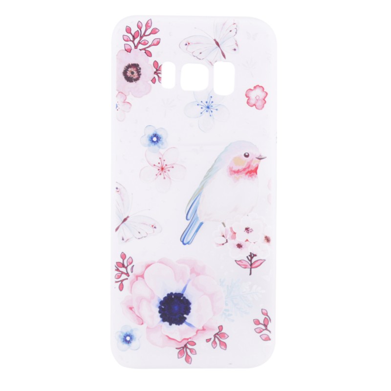 

TPU чехол матовый soft touch color для Samsung G955 Galaxy S8 Plus (Птичка) 61320