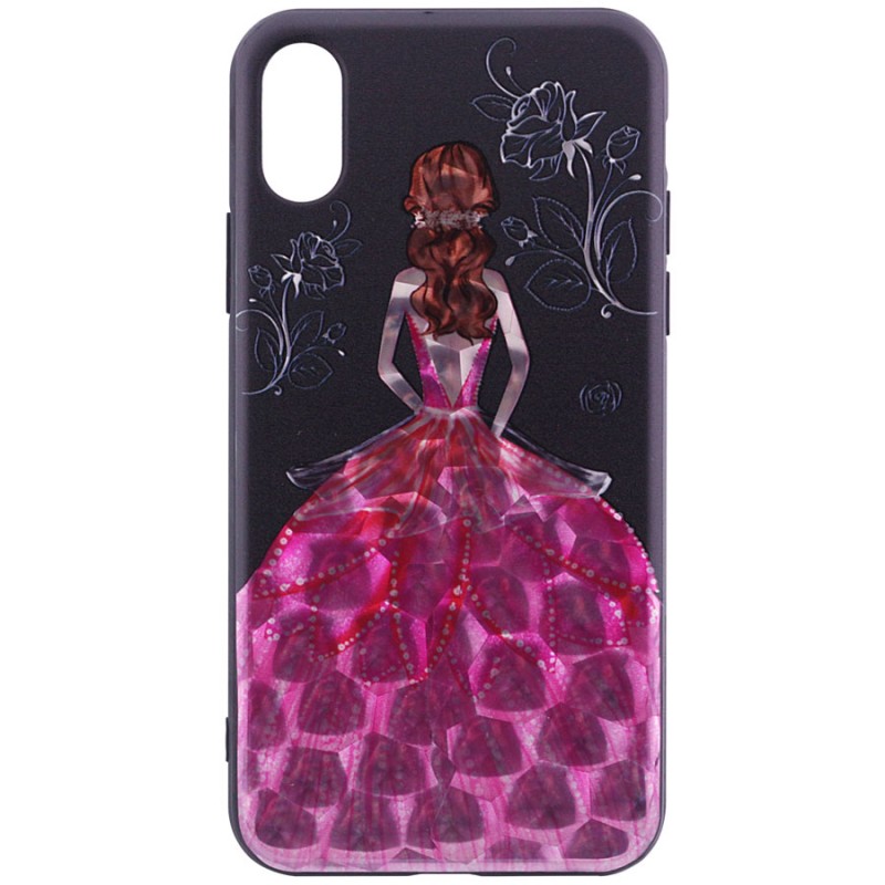 

TPU чохол YCT Brilliant для iPhone X (5.8") (Червоне Сукня) 542280