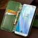Фото Кожаный чехол-книжка GETMAN Cubic (PU) для Samsung Galaxy A31 (Зеленый) в магазине vchehle.ua