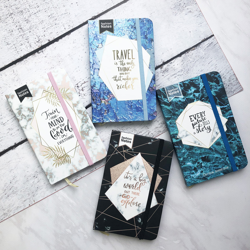 Фото Блокнот для планирования на резинке Fashion Note Marble Mini в магазине vchehle.ua