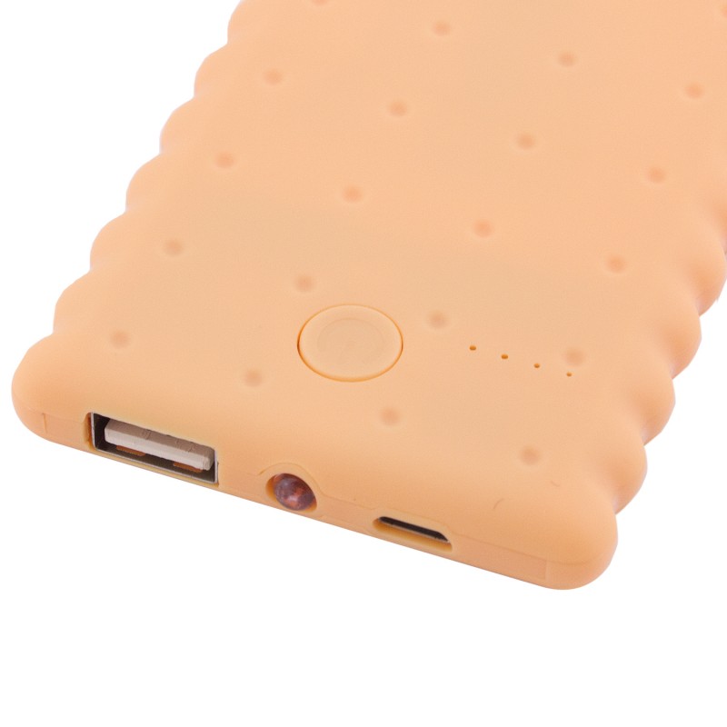 Фото Портативное зарядное устройство SunPin K50 "Печенье" с фонариком (5000 mAh 1 USB 2A) в магазине vchehle.ua