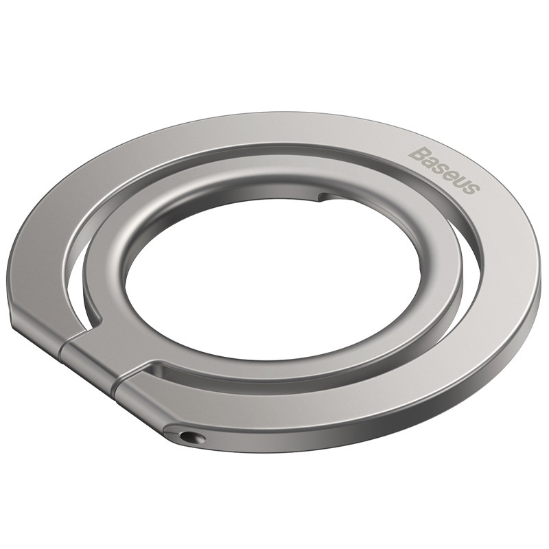 Держатель для телефона Baseus Halo Series Foldable Metal Ring (Single ring) (SUCH00001) (Silver) в магазине vchehle.ua