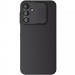 Карбонова накладка Nillkin Camshield (шторка на камеру) на Samsung Galaxy A25 5G (Чорний / Black)