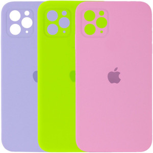 Чохол Silicone Case Square Full Camera Protective (AA) на Apple iPhone 11 Pro (5.8")