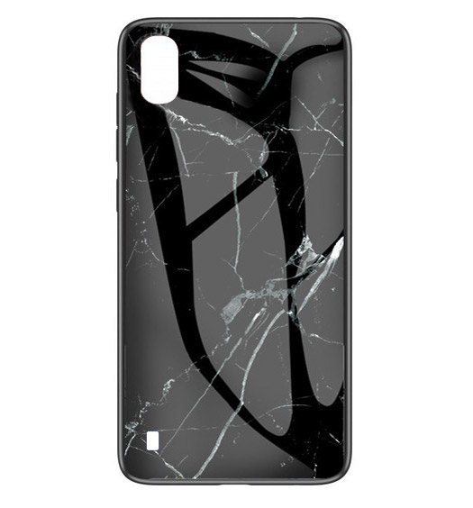 

TPU+Glass чохол Luxury Marble для Samsung A105F Galaxy A10 (Чорний) 708052