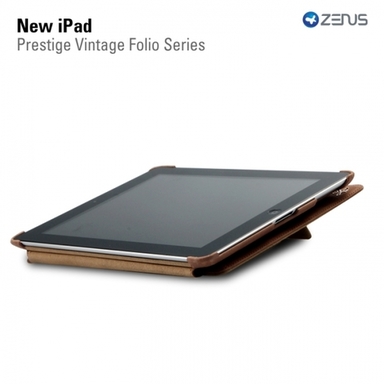 Кожаный чехол Zenus Prestige Vintage Folio Series для Apple IPAD 4