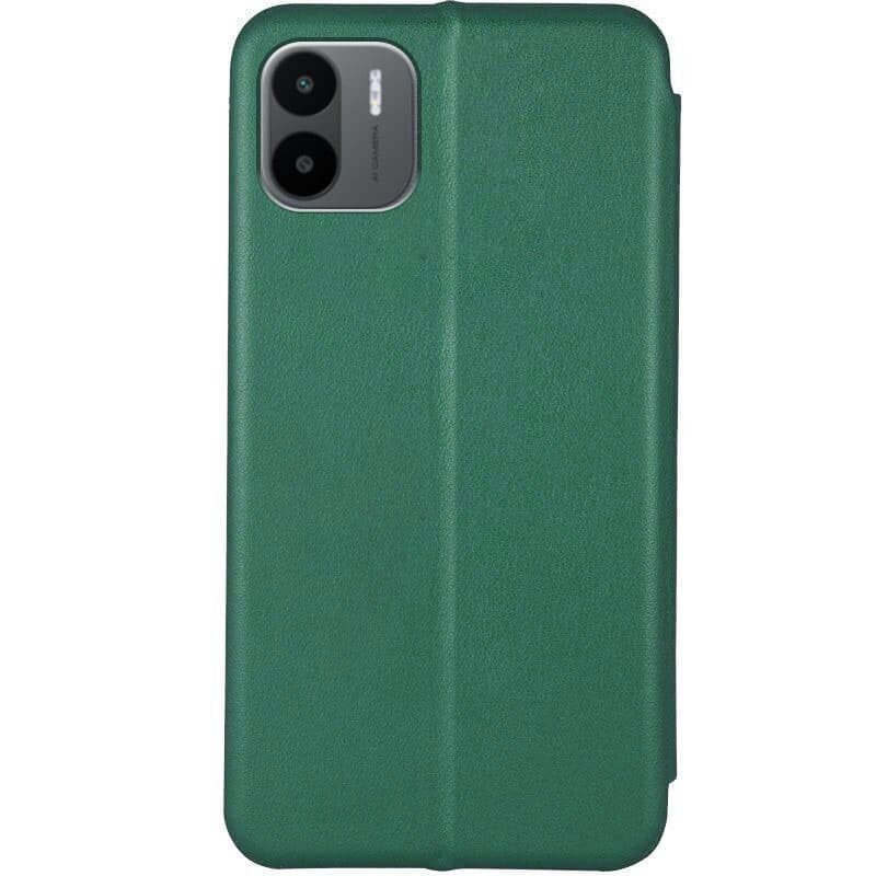 Фото Шкіряний чохол-книжка Classy на Xiaomi Redmi A1 / A2 (Зелений) на vchehle.ua