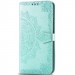 Кожаный чехол (книжка) Art Case с визитницей для Samsung Galaxy A10 (A105F) (Бирюзовый)