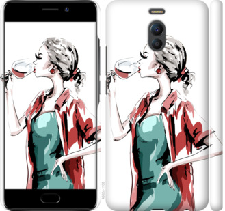 

Чохол Дівчина з келихом на Meizu M6 Note 841620