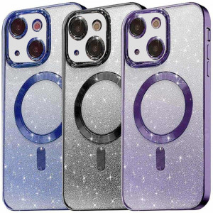 TPU чехол Delight case with Magnetic Safe с защитными линзами на камеру для Apple iPhone 15 (6.1")