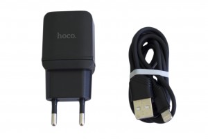 СЗУ Hoco C22A USB Charger 2.4A (+ кабель Lightning)
