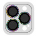 Захисне скло Metal Shine на камеру (в упак.) на Apple iPhone 12 Pro Max (Сиреневый / Rainbow)