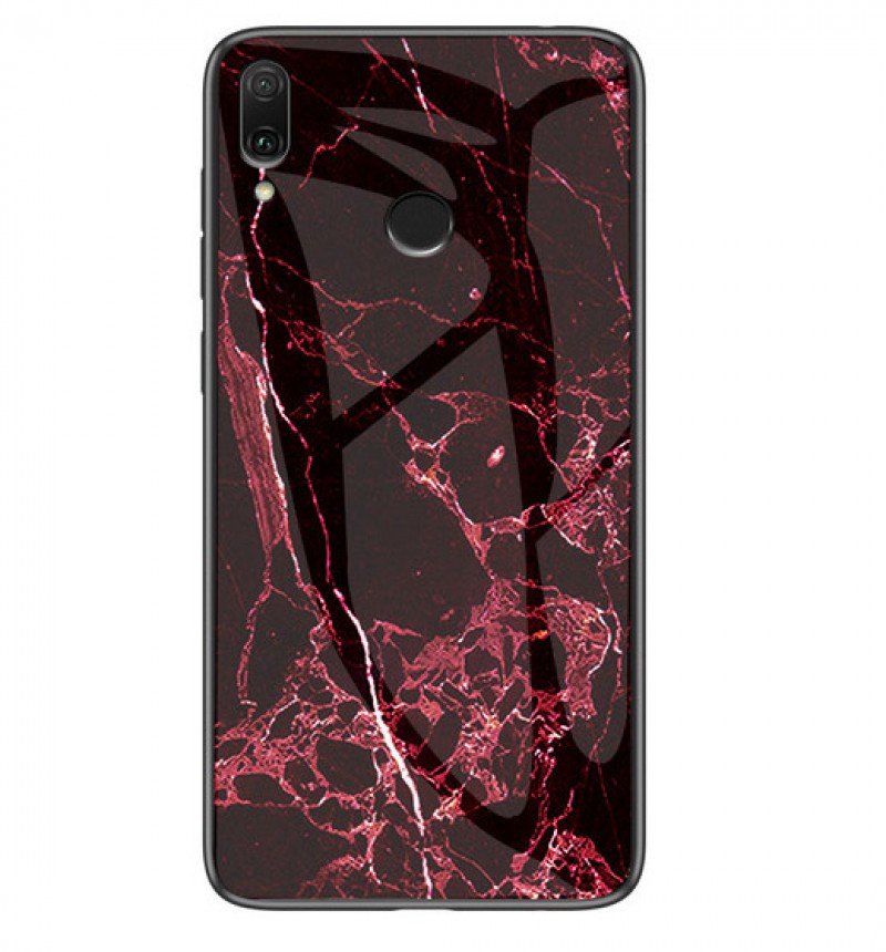 TPU+Glass чехол Luxury Marble для Xiaomi Redmi Note 7 / Note 7 Pro / Note 7s