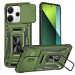 Ударопрочный чехол Camshield Army Ring для Xiaomi Redmi Note 14 5G (Оливковый / Army Green)
