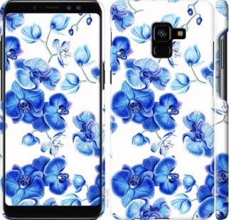 

Чехол Голубые орхидеи для Samsung Galaxy A8 Plus 2018 A730F 724881