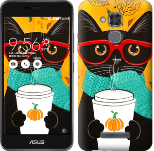 

Чехол Осенний кот для Asus Zenfone 3 Max ZC520TL 639892