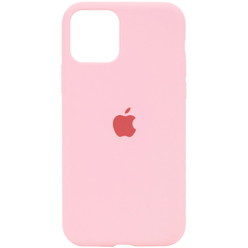 Чохол Silicone Case Full Protective (AA) на Apple iPhone 11 Pro Max (6.5") (Рожевий / Peach)