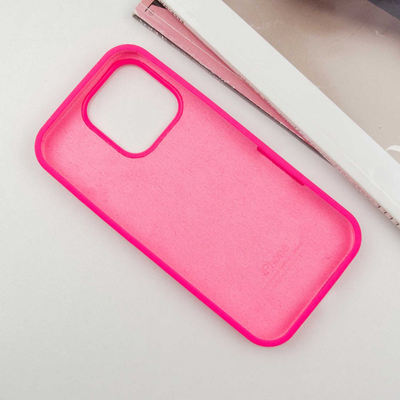 Фото Чохол Silicone Case Full Protective (AA) на Apple iPhone 16 Pro Max (6.9") (Рожевий / Barbie pink) в маназині vchehle.ua