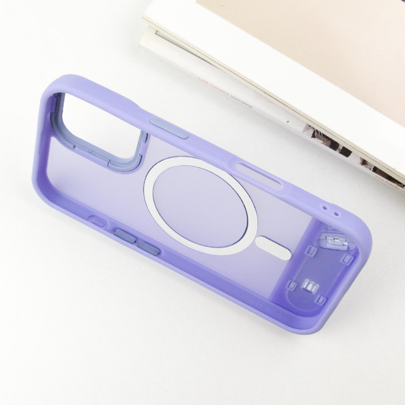 Купить TPU+PC чехол Stand case для Apple iPhone 16 (6.1") (Light blue) на vchehle.ua