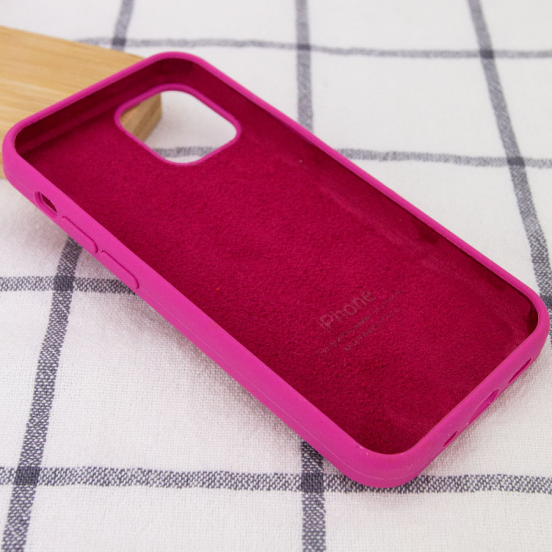 Фото Чохол Silicone Case Full Protective (AA) на Apple iPhone 15 Pro (6.1") (Малиновий / Dragon Fruit) в маназині vchehle.ua